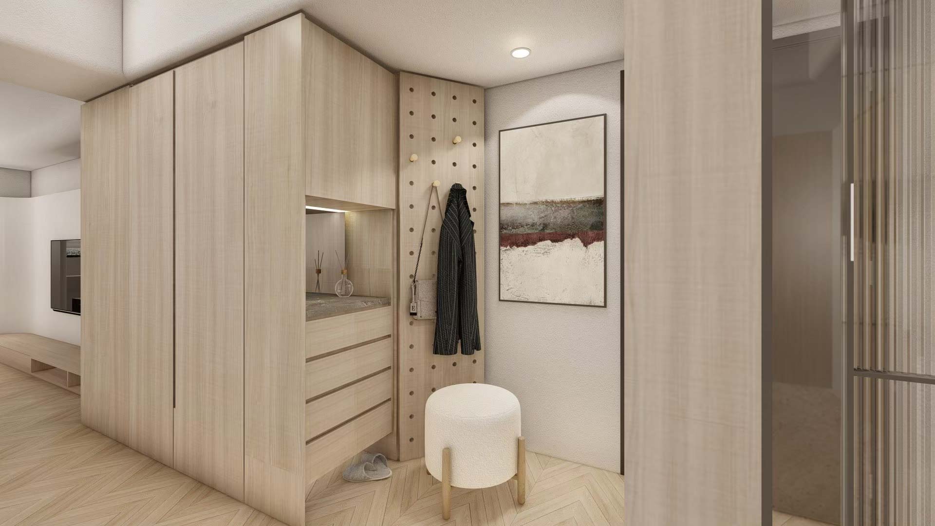 大安松柏-賴宅-02鞋櫃